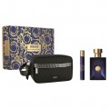Versace Dylan Blue Pour Homme Woda toaletowa 100ml spray + Woda toaletowa 10ml spray + Kosmetyczka  Versace Dylan Blue Pour Homme Woda toaletowa 100ml spray + Woda toaletowa 10ml spray + Kosmetyczka