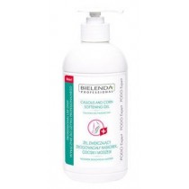 Bielenda Professional Callous & Corn Softening Gel Żel zmiękczający zrogowaciały naskórek odciski i modzele 500ml