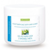 Bielenda Professional Foot Bath Salt with Lime&Mint Sl do kpieli stp z limonk i mit 600g