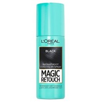 L`Oreal Magic Retouch Błyskawiczny retusz odrostów w sprayu Czerń 75ml