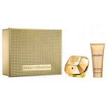 Paco Rabanne Lady Million Woda perfumowana 80ml spray + Balsam do ciała 100ml