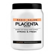 Stapiz Basic Salon Placenta Mask Maska do włosów z ekstraktami z bambusa i kiełków pszenicy 1000ml