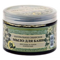 Bania Agafii Naturalne syberyjskie czarne mydo do pielgnacji ciaa i wosw 500ml