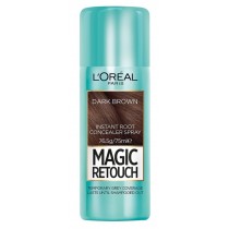 L`Oreal Magic Retouch Błyskawiczny retusz odrostów w sprayu Ciemny Brąz 75ml