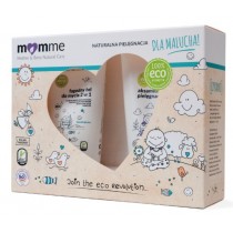 Momme Mother&Baby Natural Care Zestaw dla malucha Aksamitna oliwka pielgnacyjna 100ml + agodny el do mycia 2w1 150ml
