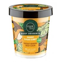 Organic Shop Body Desserts Mango Sugar Sorbet Body Scrub Cukrowy peeling do ciała o zapachu Mango 450ml