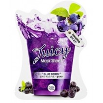 Holika Holika Juicy Mask Sheet Blue Berry Dodajca energii maseczka z ekstraktem z borwki