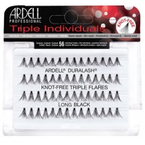 Ardell Triple Individuals Zestaw 56 kępek rzęs Long Black