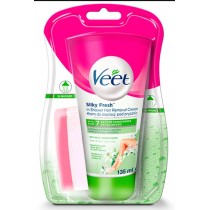 Veet Silk&Fresh Krem do depilacji pod prysznic dla skóry suchej 135ml
