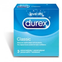 Durex Classic klasyczne prezerwatywy 3szt