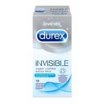 Durex Invisible Extra Thin super cienkie prezerwatywy 10szt