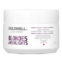Goldwell Dualsenses Blondes & Highlights 60s Treatment Regenerująca maseczka do włosów blond 200ml