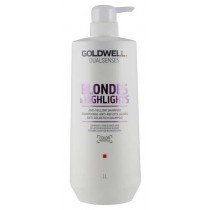 Goldwell Dualsenses Blondes & Highlights Anti-Yellow Shampoo Szampon do włosów blond neutralizujący żółty odcień 1000ml