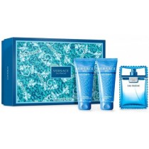 Versace Man Eau Fraiche Woda toaletowa 50ml spray + el pod prysznic 50ml + Balsam po goleniu 50ml