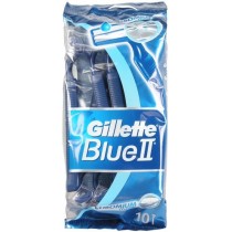 Gillette Blue II Chromium Jednorazowe maszynki do golenia dla mężczyzn 10szt