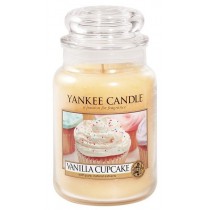 Yankee Candle Large Jar Dua wieczka zapachowa Vanilla Cupcake 623g