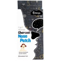 Cettua Charcoal Nose Strip 6 Paski na nos z aktywnym wglem 6 sztuk