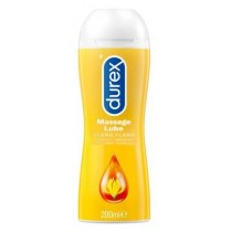 Durex 2w1 Massage zmysowy el do masau i nawilajcy el intymny z uwodzicielskim kwiatem ylang ylang 200ml