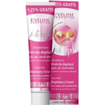 Eveline Just Epil 3w1 Ultradelikatny krem do depilacji pach rk i okolic bikini 125ml