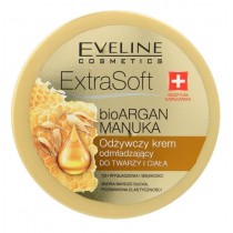 Eveline Extra Soft Bio Argan Odżywczy krem odmładzający do twarzy i ciała olejek manuka 175ml