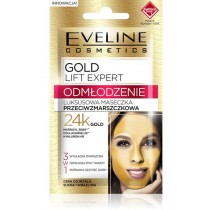 Eveline Gold Lift Expert Maseczka przeciwzmarszczkowa 3w1 7ml