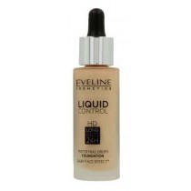 Eveline Liquid Control HD Mattifying Drops Foundation Matujący podkład do twarzy 030 Sand Beige 32ml