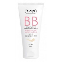 Ziaja BB Aktywny krem na niedoskonaoci do skry normalnej suchej i wraliwej odcie jasny 50ml