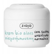 Ziaja Bio Krem aloesowy nieperfumowany cera sucha wraliwa normalna 50ml
