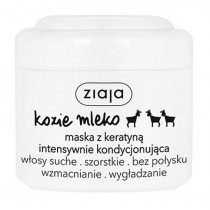 Ziaja Kozie Mleko Maska do wosw intensywnie kondycjonujca z keratyn wosy szorstkie bez poysku 200ml