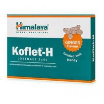 Himalaya Herbal Healthcare Koflet-H suplement diety wspierajcy ukad oddechowy Imbir 12 pastylek