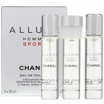 Chanel Allure Homme Sport Woda toaletowa 3 x 20ml spray wk�ad