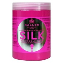 Kallos Silk Hair Mask With Olive Oil And Silk Protein jedwabna maska do włosów z proteinami oliwy z oliwek i jedwabiu 1000ml