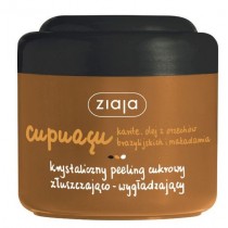 Ziaja Peeling krystaliczny cukrowy złuszczająco wyglądzający cupuacu każdy rodzaj skóry 200ml