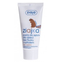 Ziaja Ziajka Pasta do zbw dla dzieci bez fluoru z xylitolem 50ml