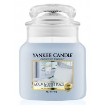 Yankee Candle Med Jar Średnia świeczka zapachowa A Calm & Quiet Place 411g