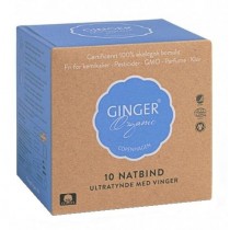 Ginger Organic Podpaski na noc 10szt