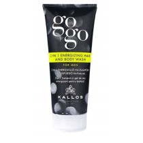 Kallos GoGo 2 in 1 Energizing Hair and Body Wash szampon do w�os�w i �el do cia�a dla m�czyzn 200ml