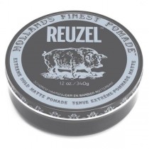 Reuzel Hollands Finest Pomade Mocno utrwalaj�ca pomada na bazie wody Black 340g