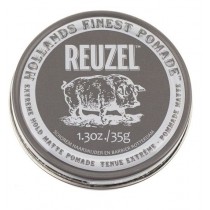 Reuzel Hollands Finest Pomade Mocno utrwalajca pomada na bazie wody Black 35g