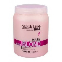 Stapiz Sleek Line Blush Blond Mask maska do włosów blond z jedwabiem 1000ml