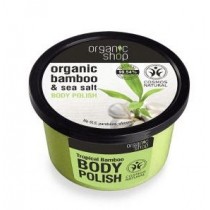 Organic Shop Organic Bamboo & Sea Salt Body Polish pasta do ciaa na bazie ekstraktu z bambusa i naturalnej soli 250ml