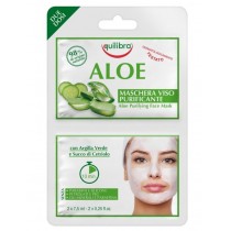 EquilIbra Aloe Maschera Viso Purificante Purifying Face Mask oczyszczajca aloesowa maseczka do twarzy 2x7,5ml
