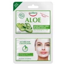 EquilIbra Aloe Maschera Viso Purificante Purifying Face Mask oczyszczająca aloesowa maseczka do twarzy 2x7,5ml