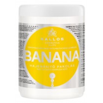 Kallos Banana Fortifying Hair Mask Bananowa maska wzmacniająca do włosów z kompleksem multiwitamin 1000ml