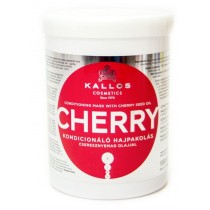 Kallos Cherry Conditioning Mask With Cherry Seed Oil kondycjonująca maska do włosów z olejem z pestek czereśni 1000ml