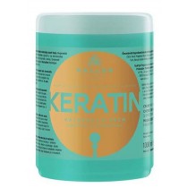 Kallos Keratin Hair Mask Maska do wosw suchych i amicych si z wycigiem keratyny i proteiny mlecznej 1000ml