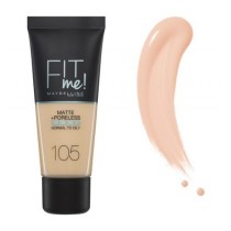 Maybelline Fit Me Liquid Foundation matujcy podkad do twarzy 105 Natural Ivory 30ml