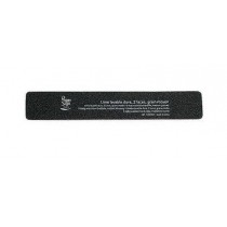 Peggy Sage 2-Way Nail File Coarse pilnik do paznokci prostokątny dwustronny 100/180 Czarny