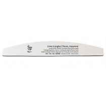 Peggy Sage 2-Way Nail File Medium pilnik do paznokci dwustronny 180/180 Półksiężyc