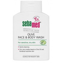 Sebamed Sensitive Skin Olive Face & Body Wash Oliwkowa emulsja do mycia twarzy i ciaa 200ml